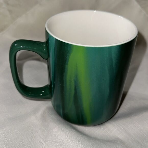 Starbucks 15 oz 443 ml Teal Green White SB Logo Coffee Tea Mug - Picture 2 of 4